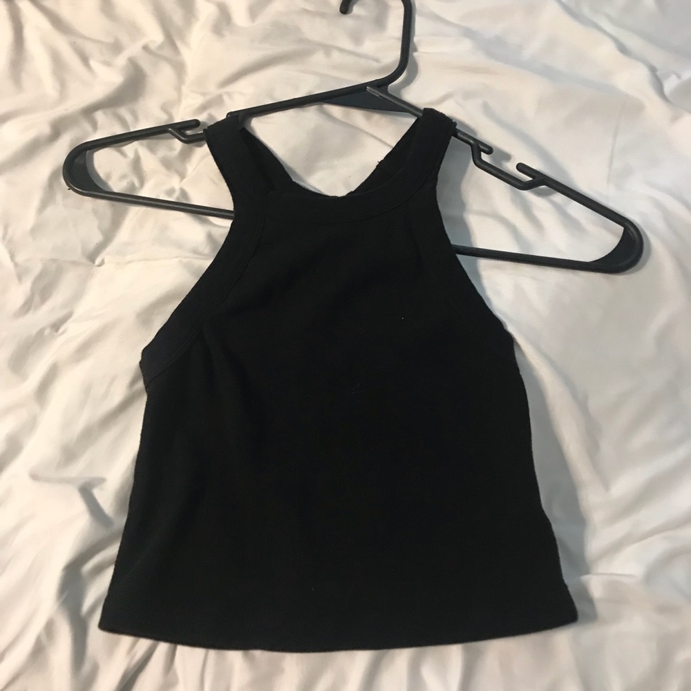 Black crop top